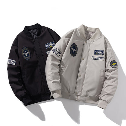 Japanese Style Embroidery Bomber Jacket