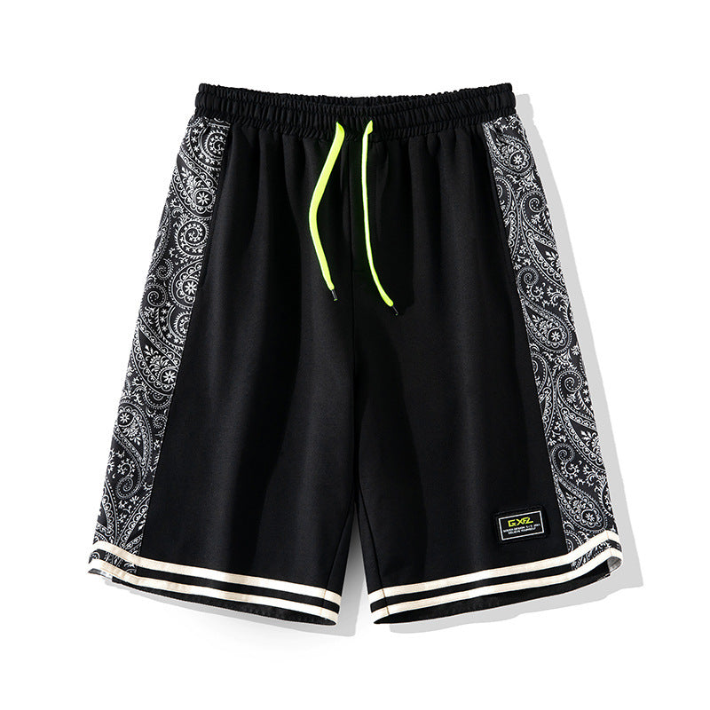 Paisley Panel Sport Shorts