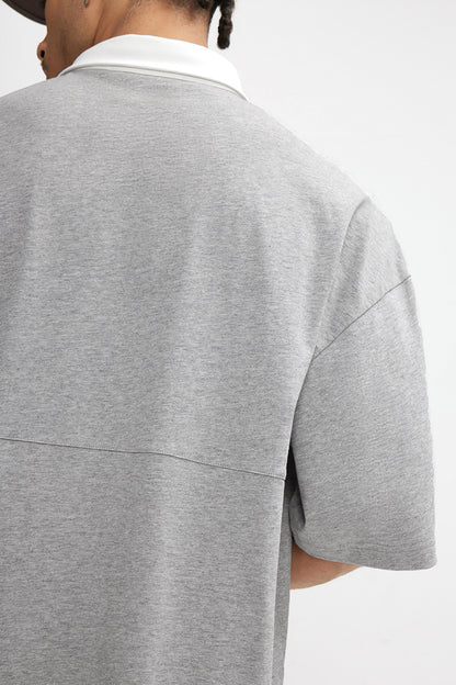 Loose Fit Lapel Polo Shirt