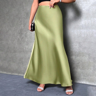 Highline Satin Slip Maxi Skirt
