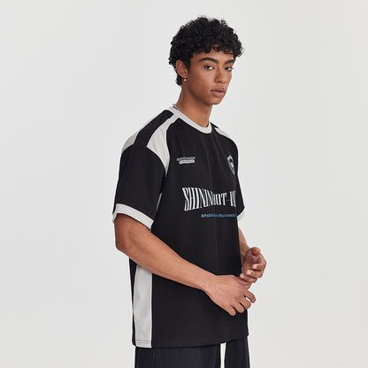 Contrast Emblem Graphic Tee