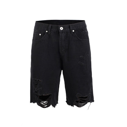 Loose Dad Denim Shorts
