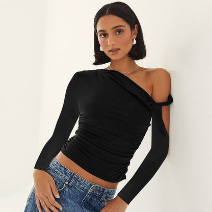 Asymmetric One-Shoulder Top