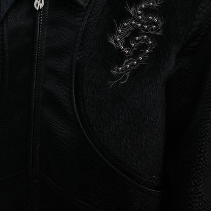 Snakeskin Stitching Jacket