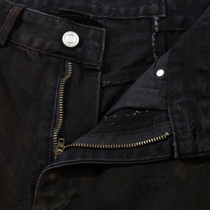 Waste Soil Spray Painting Denim