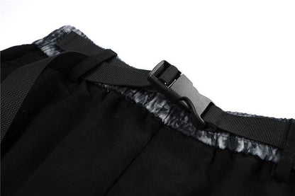Tie Dye Panel Cargo Pants