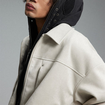 Urban Gray Fashion Bomber Jacket