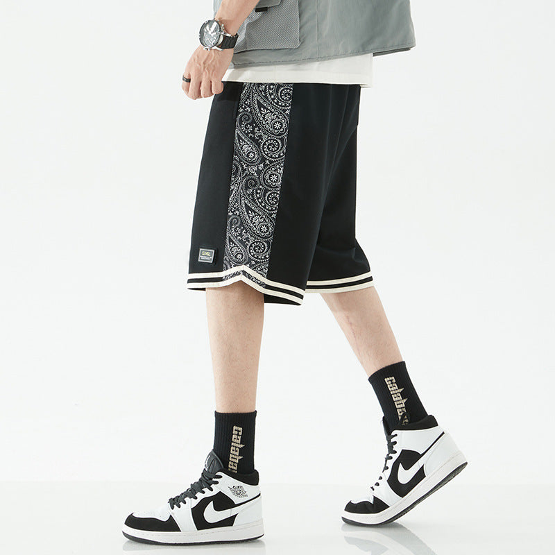 Paisley Panel Sport Shorts