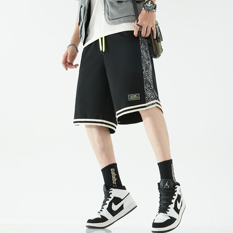 Paisley Panel Sport Shorts