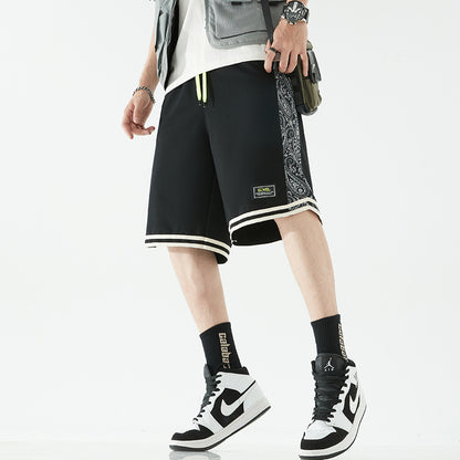 Paisley Panel Sport Shorts