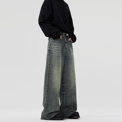 Casual Straight-leg Wide Leg Jeans