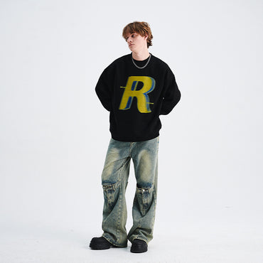 R-Logo Graphic Sweatshirt