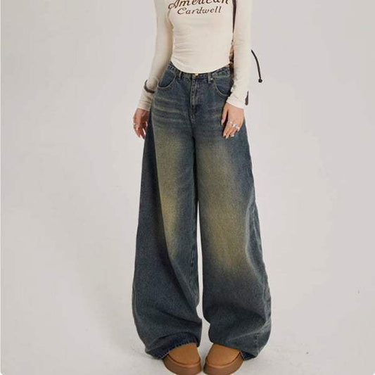 Vintage Charm High-Waist Jeans