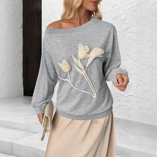 Floral Knit Sweater