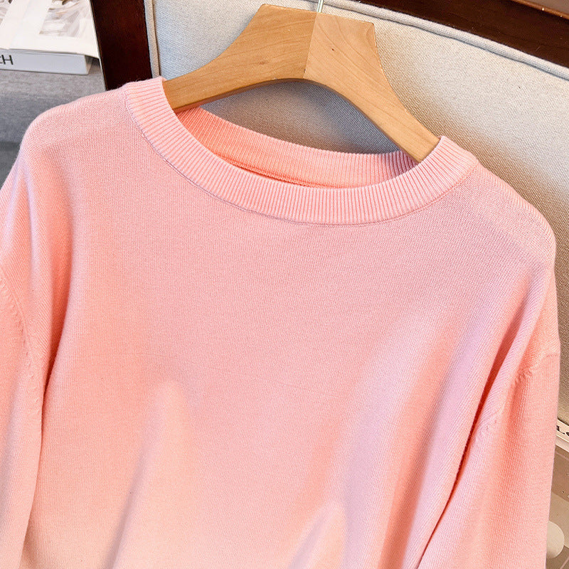 Loose Round Neck Pullover
