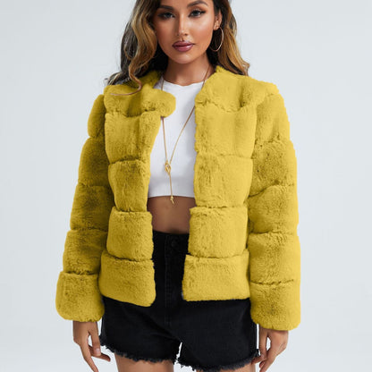 Artificial Fox Fur Coat