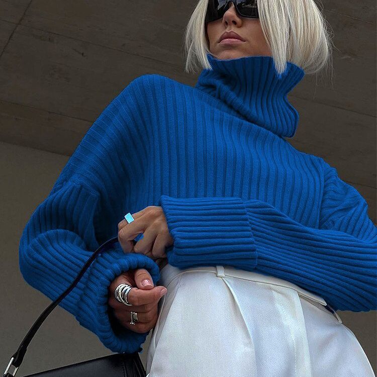 Striped Turtleneck Sweaters