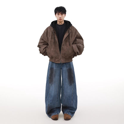 Loose Casual Hooded Coat