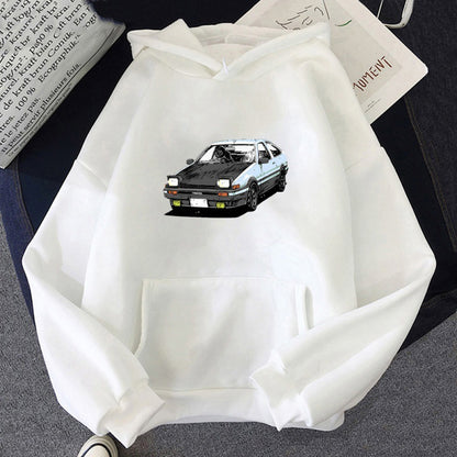 Car Printed Hoodie