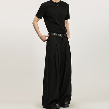 Breeze‑Fold Summer Pleated Trousers