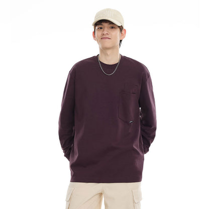 Essential Long-Sleeve Pocket Tee
